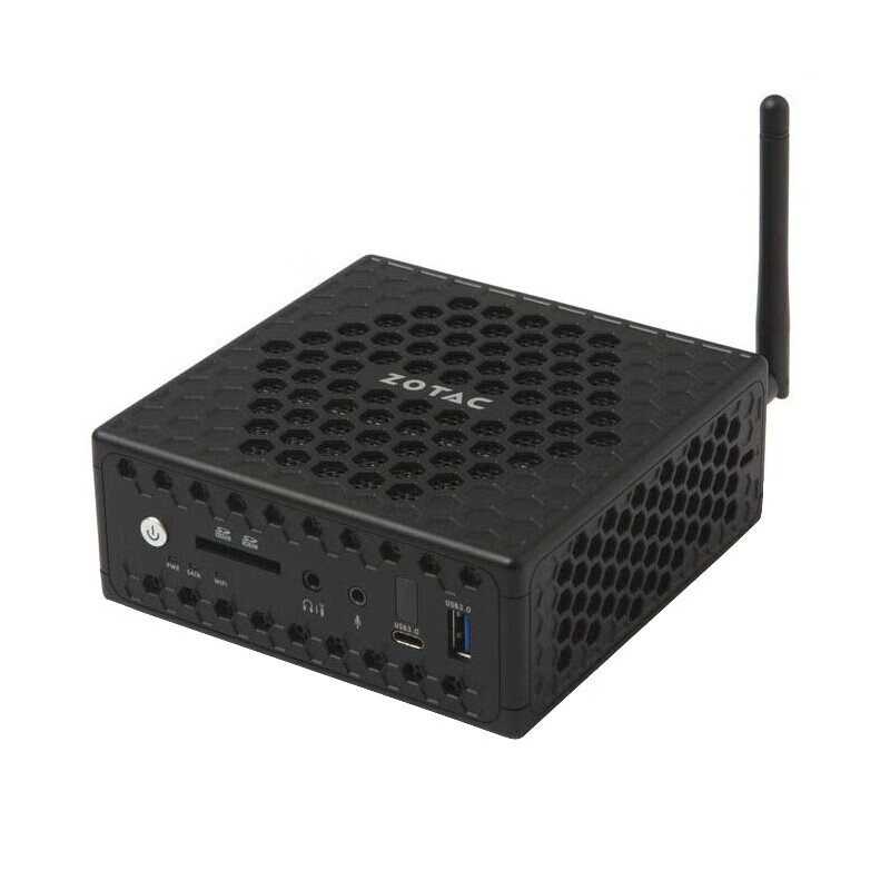 【支持win7】索泰ZOTAC ZBOX CI325  N3160四核双网口家用娱乐迷你电脑无风扇工控主机 替GB-BACE-3160 - 图0