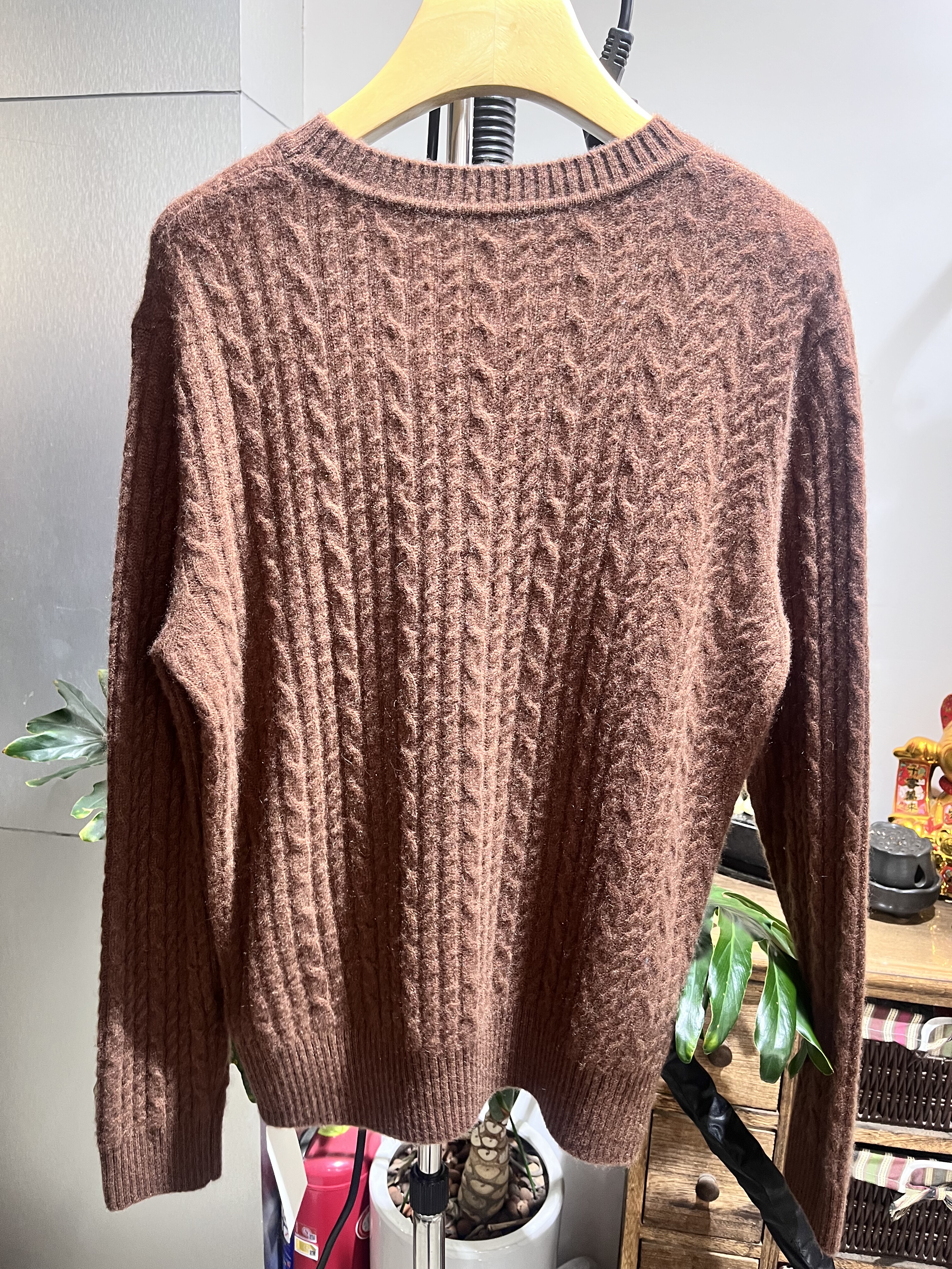 2026秋冬装新品百搭圆领纯山羊绒绞花毛衣羊绒针织衫女打底衫,淘宝优惠券,粉丝福利购,淘宝优惠卷