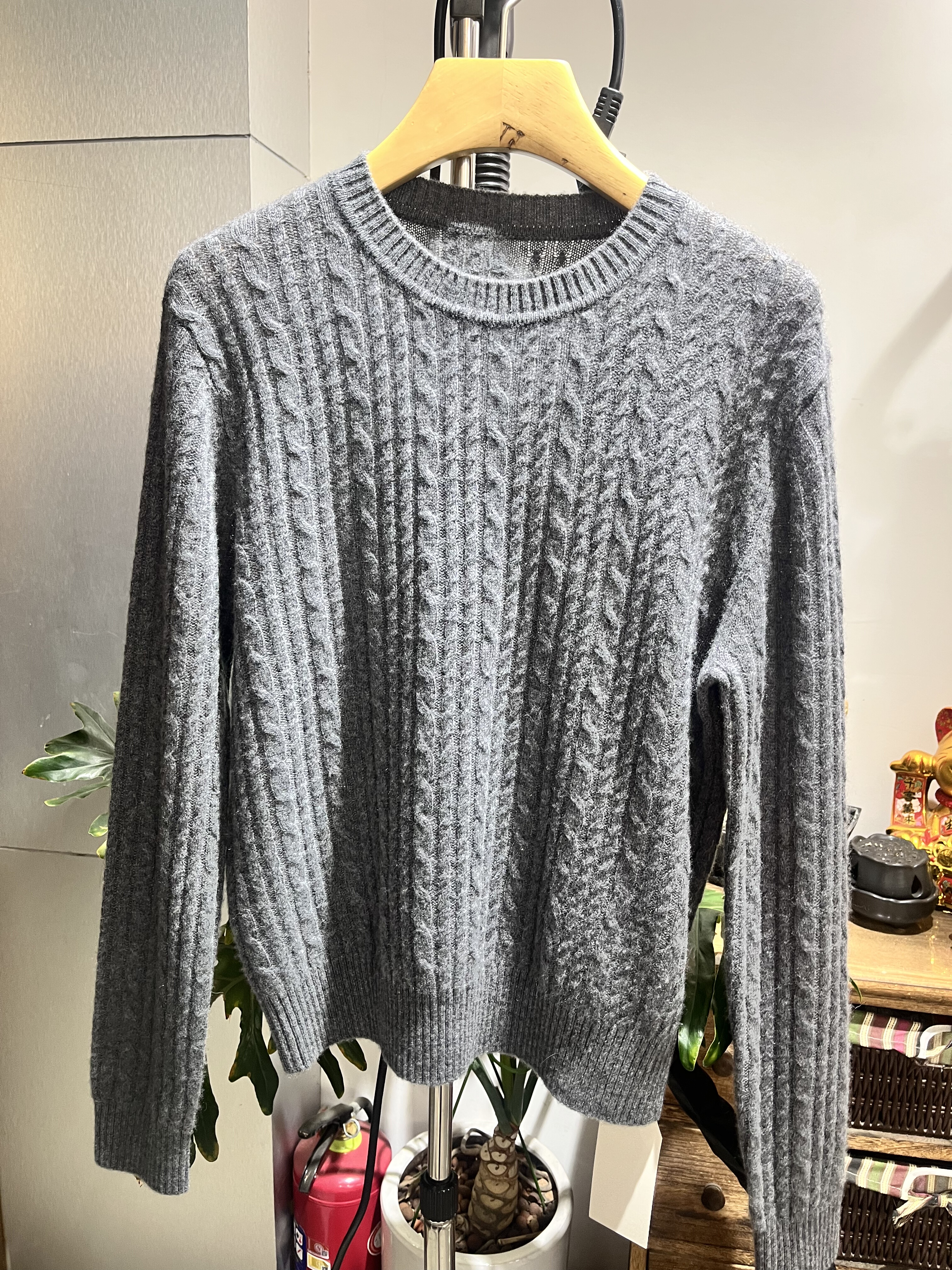 2026秋冬装新品百搭圆领纯山羊绒绞花毛衣羊绒针织衫女打底衫,淘宝优惠券,粉丝福利购,淘宝优惠卷