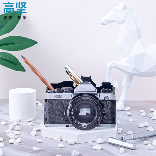 3D立体笔筒益智玩具送礼收纳diy手工摄影模型摆设文具笔筒 - 图0