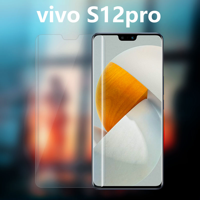 vivos16原装高清软膜s16pro手机膜s15pro原厂s12pro出厂自带保护膜por曲面屏新款原机防摔无白边前膜pr0贴膜 - 图1