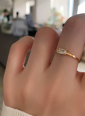 不掉色防过敏钛钢戒指