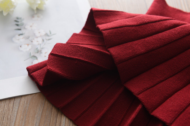 洋气女童半身裙儿童短款针织百褶高腰裙女孩冬款超短裙子黑色冬裙,淘宝优惠券,粉丝福利购,淘宝优惠卷