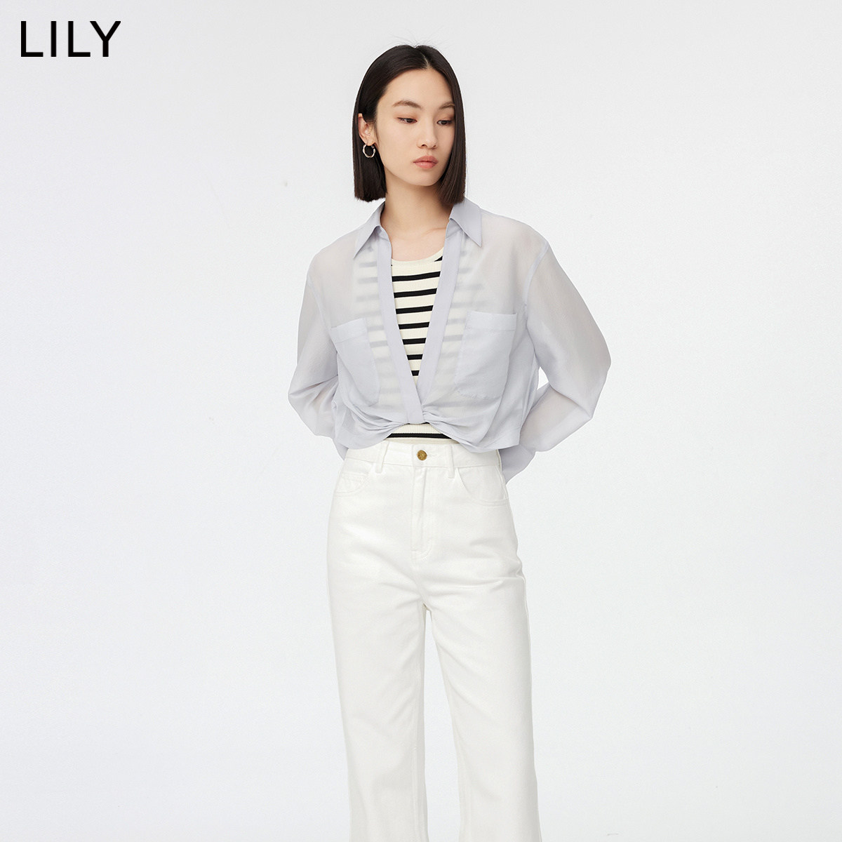 LILY蕾丝衫/雪纺衫