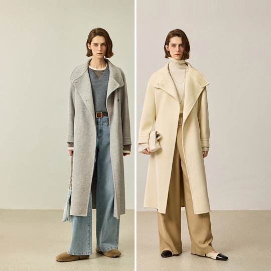 Light luxury camel velvet LILY sheep wool long wool