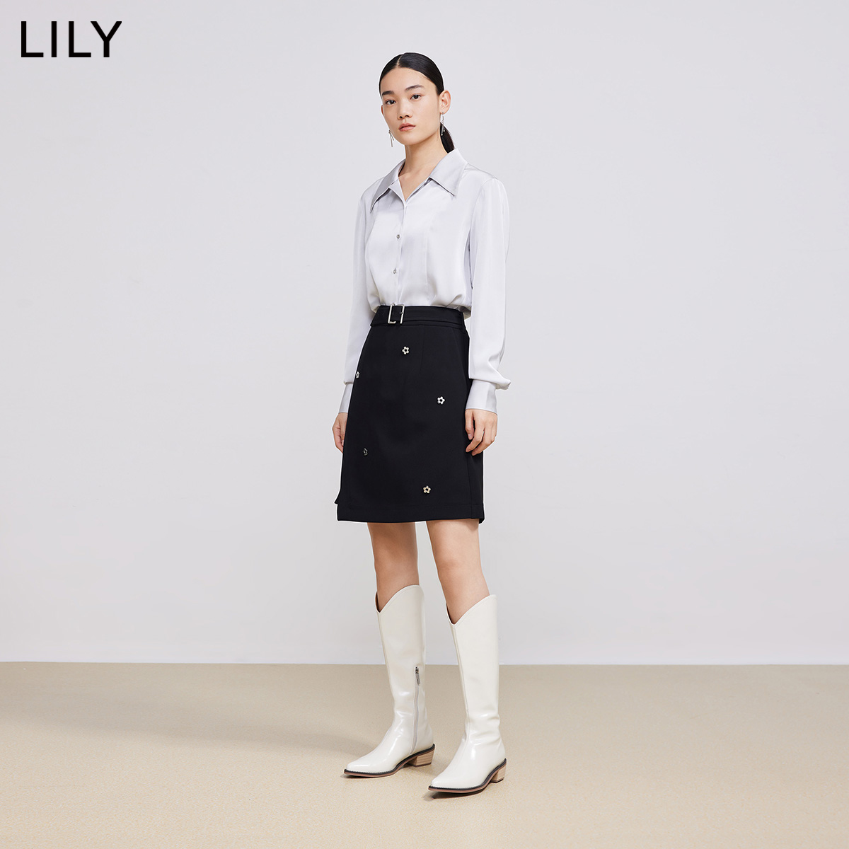 【商场同款】lily2023新款女显瘦裤裙 LILY休闲裤