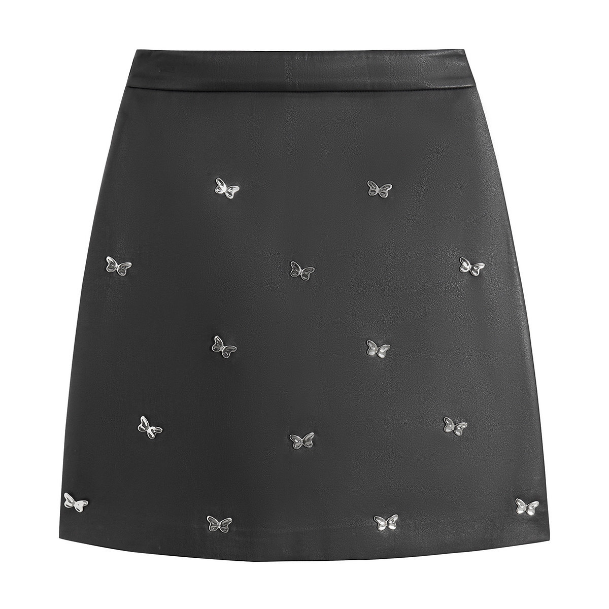 lily2022秋新款气质通勤款pu半身裙 LILY半身裙