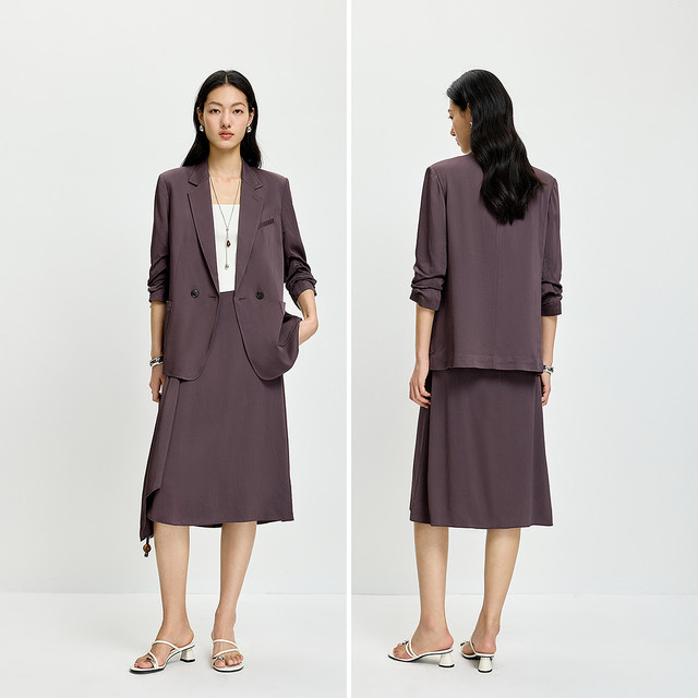 LILY Commuting Three Quarter Sleeve Women's Retro Blazer