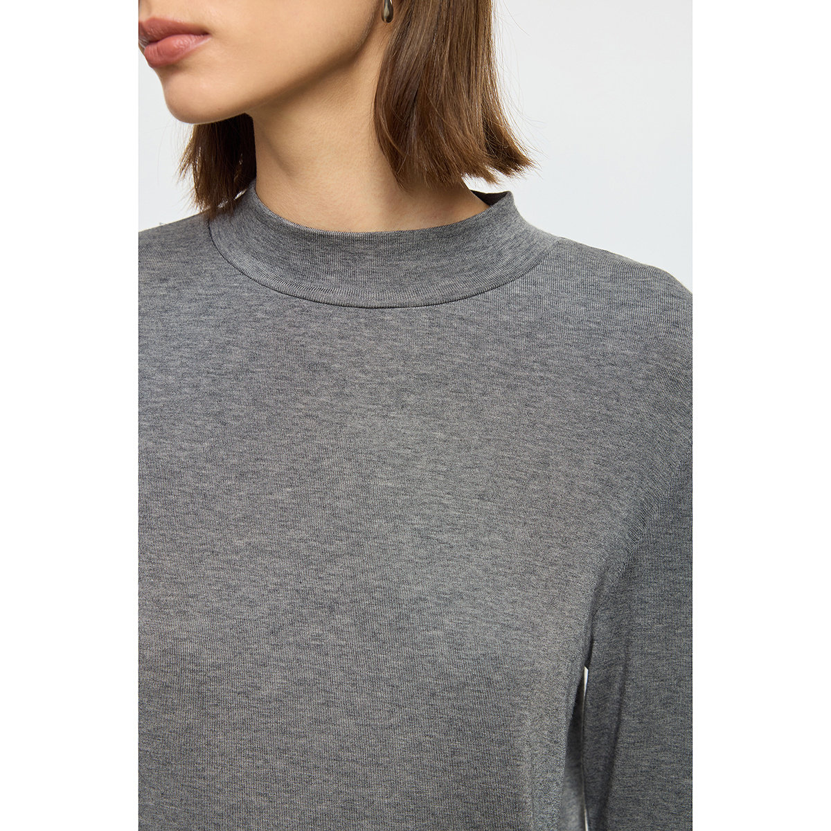 LILY2025秋冬新款女装羊毛混纺撞色内搭上衣修身半高领打底针织衫,淘宝优惠券,粉丝福利购,淘宝优惠卷