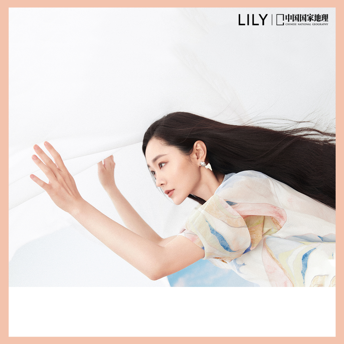 lily官方旗舰店【宋轶明星同款】Lily夏季新款女装设计感长袖小上衣雪纺衬衫0