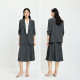 LILY Commuting Three Quarter Sleeve Women's Retro Blazer