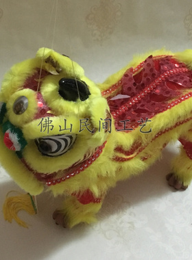 提线醒狮小舞狮儿童扯线木偶狮子
