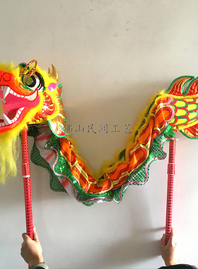 儿童双人舞龙头非遗国潮手工艺品