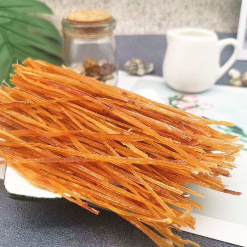 好吃的米米家龙耳丝鱿鱼耳丝细鱿鱼丝条鱿鱼干休闲低脂零食海鲜干 - 图2