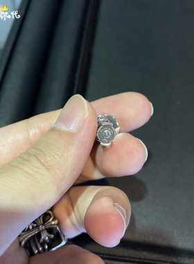 EYEFUNNY黑眼睛18K金笑脸耳钉