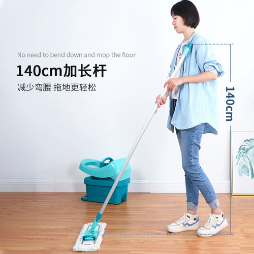 利快平板拖把德国进口家用一拖净懒人免手洗吸水拖地2025新款拖布 - 图0