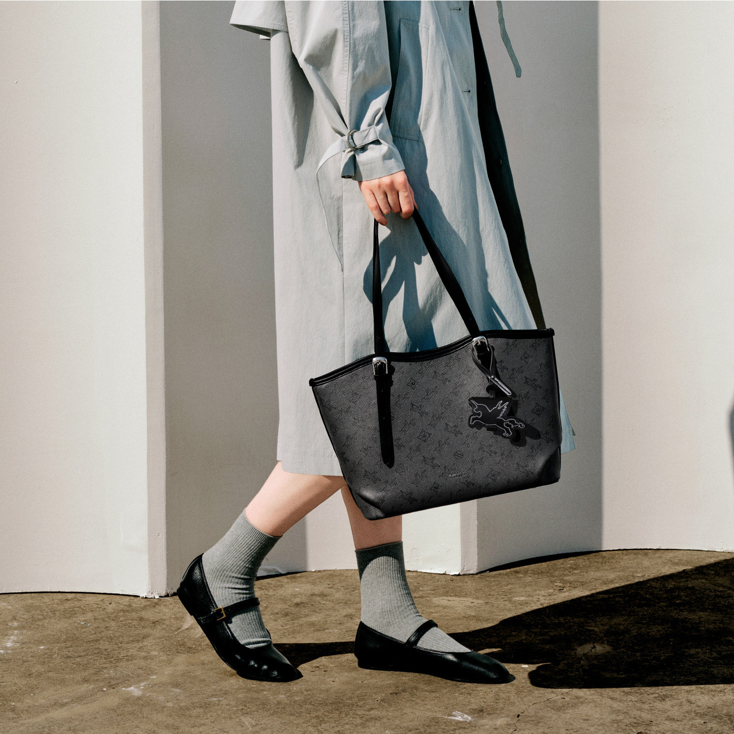 NU纽芝兰飞马织境托特包2026新款高级感大容量上班通勤手提单肩包