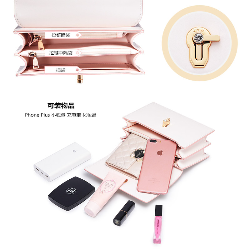 纽芝兰2020新款单肩2019 ck斜挎小包 纽芝兰箱包女士包袋