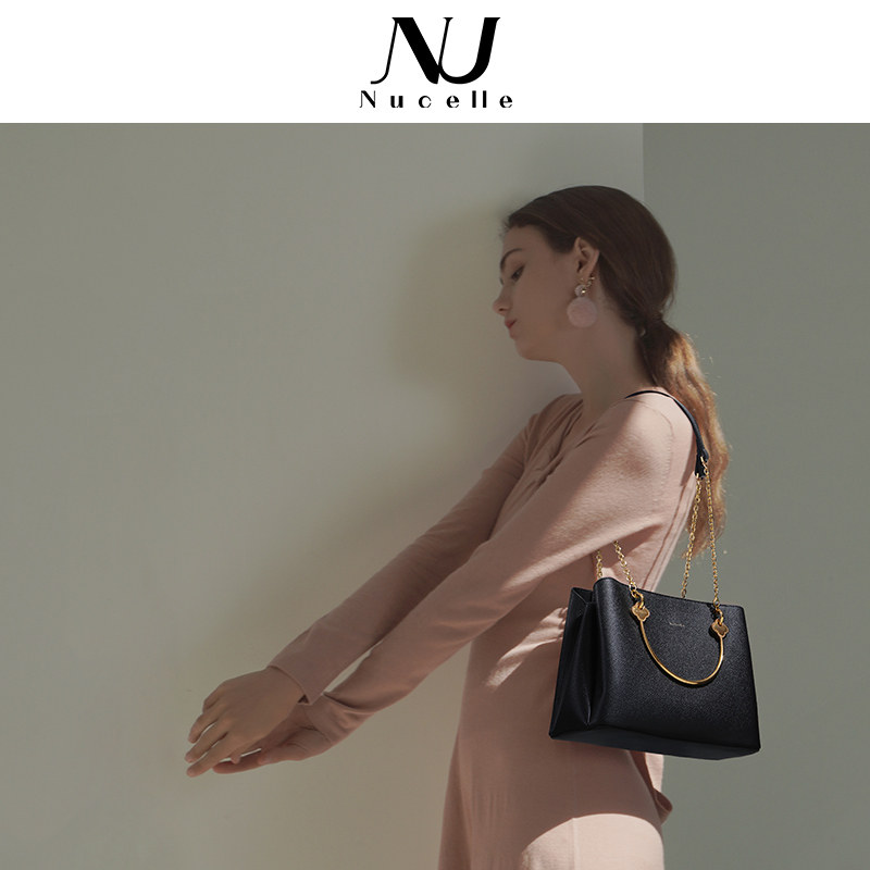 纽芝兰红色手提包2021新款感妈妈包 纽芝兰箱包女士包袋