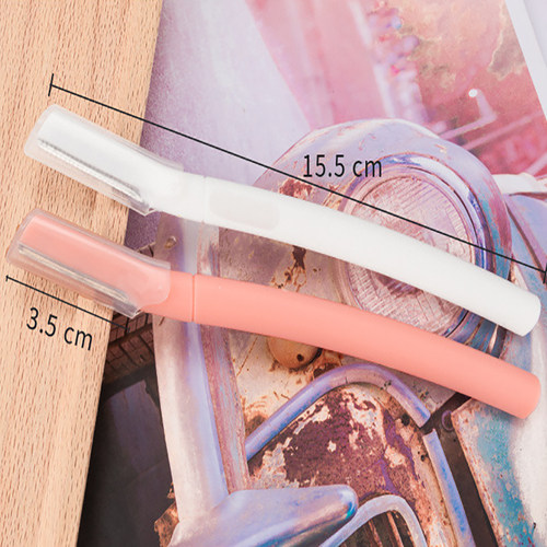 白色透明修眉刀初学者防刮伤眉刀片美妆工具修眉神器画眉毛安全型 - 图1