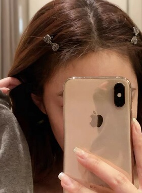 迷你小号鸭嘴夹发夹侧边小夹子精致蝴蝶结碎发夹刘海夹高级感发卡