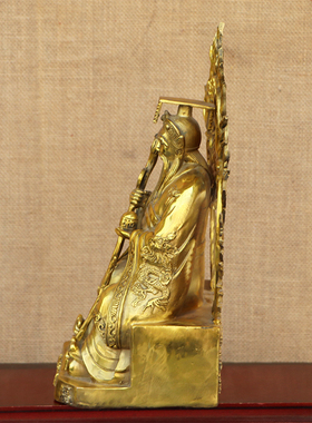 黄铜家用佛堂供奉皇天老祖