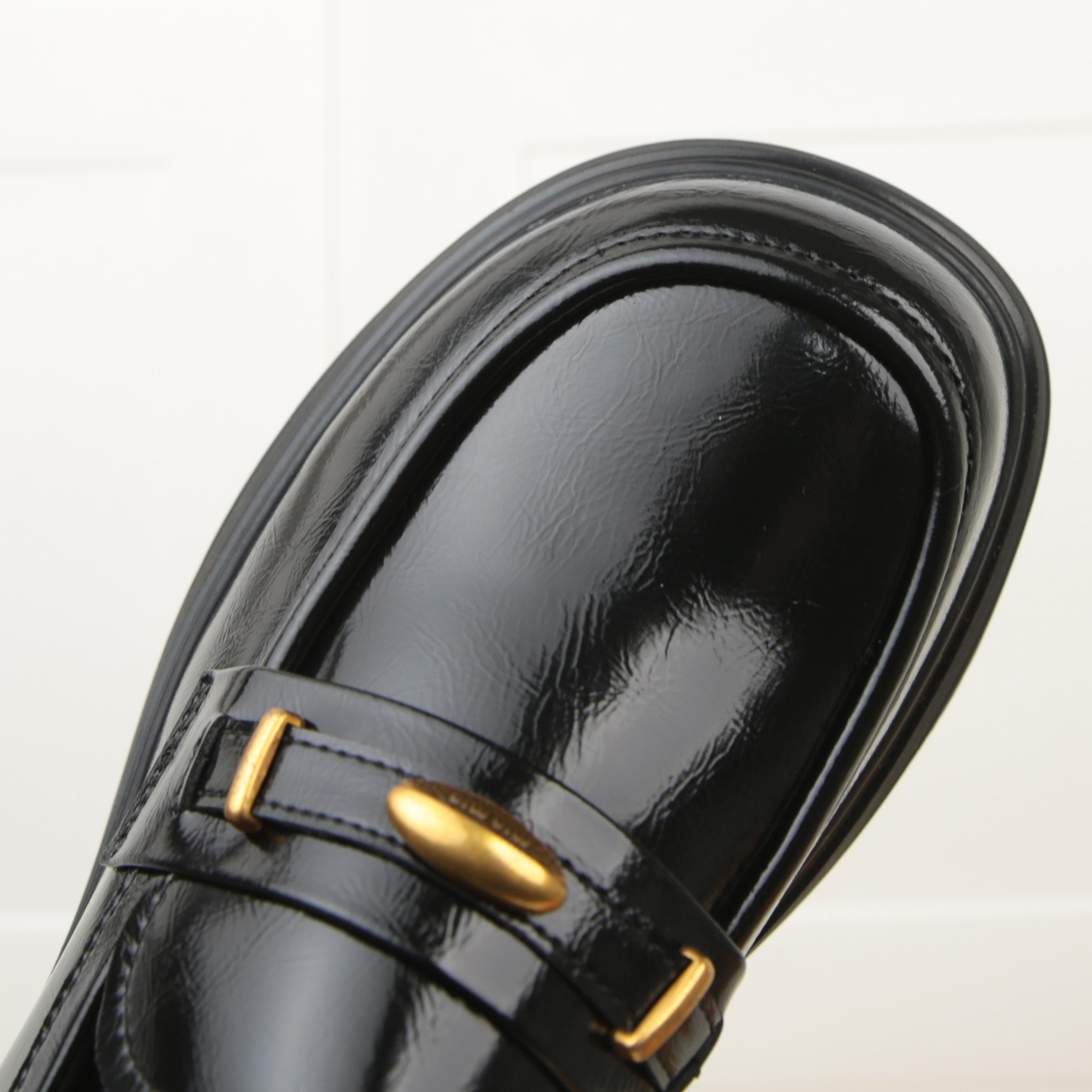 2102春秋新款小厚底真皮单鞋百搭低跟乐福鞋时尚黑色深口圆头女鞋,淘宝优惠券,粉丝福利购,淘宝优惠卷