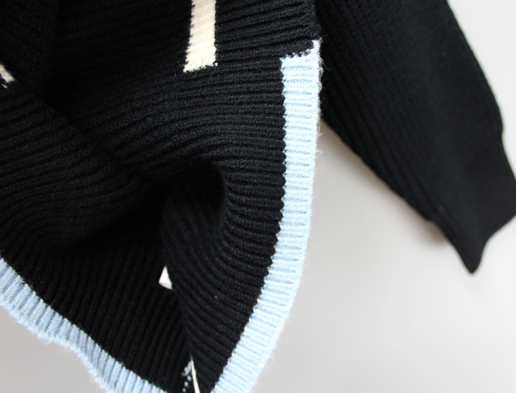 G-MC家90/100秋冬童装品牌折扣/童中厚休闲毛衣打底套头70581黑 - 图2