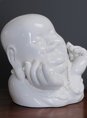 陶瓷笑佛玄关摆件工艺品