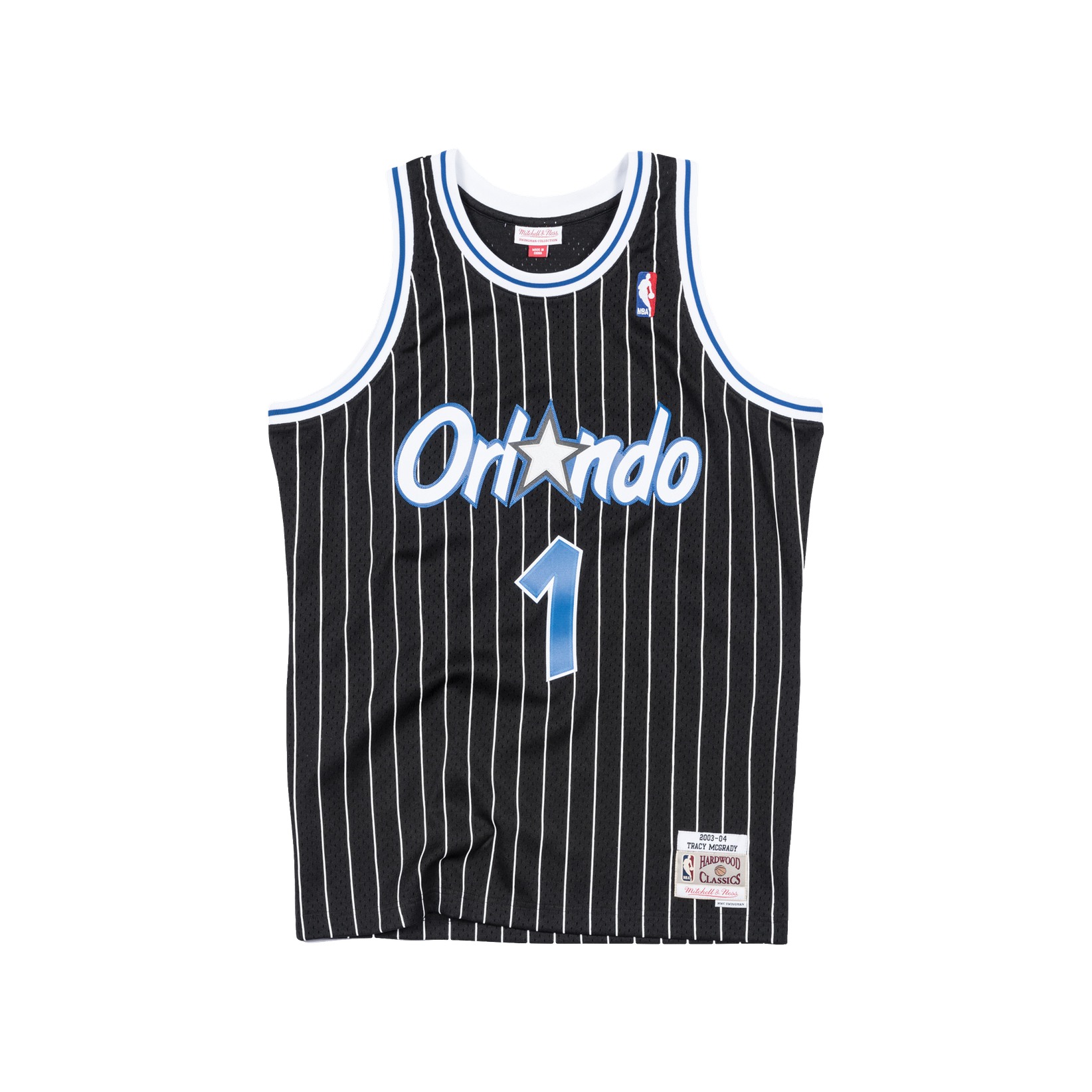 复古球衣SW奥兰多魔术队 麦克格雷迪 黑色客场 NBA-Mitchellness - 图0