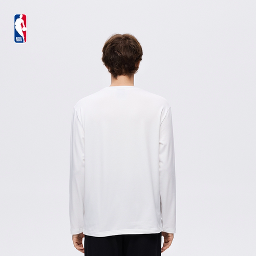 NBA官方正品湖人/勇士/开拓者/火箭球场生活秋冬新款男女长袖上衣 - 图0