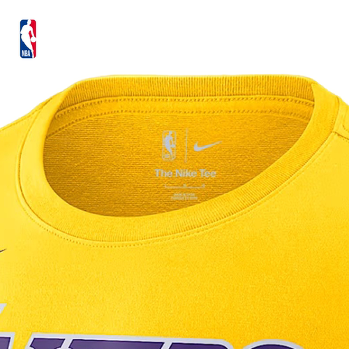 NBA官方Nike耐克男子洛杉矶湖人卢卡东契奇SW球迷版短袖T恤 - 图1