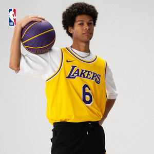 【断码清仓】Nike耐克官方NBA洛杉矶湖人队男透气速干球衣篮球服