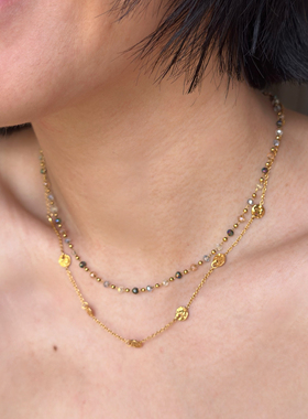 原创项链钛钢锁骨链不掉色