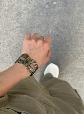 不掉色手镯钛钢欧美夸张