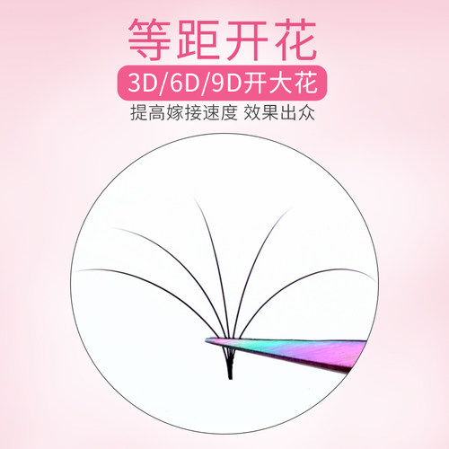 单根多取手工开花嫁接种植假睫毛0.05太阳花柔软漫画款山茶花睫毛 - 图1