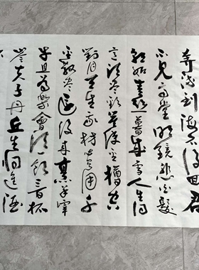 将进酒 行草 王忠华手写书法 办公室客厅茶室书房大堂装饰字画