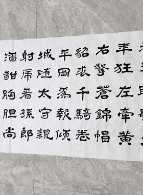 江城子密州出猎 隶书 王忠华手写书法办公室客厅茶室书房装饰字画
