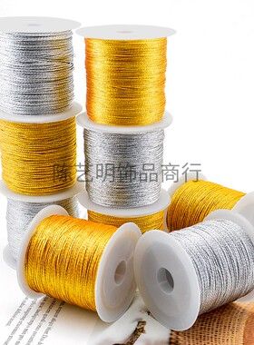 金线银线手工diy项链戒指绕圈