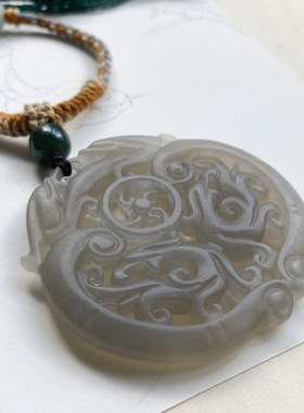 青莲记和田玉女项链毛衣链