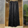 Elastic high waist casual pants for petite plus size straight pants