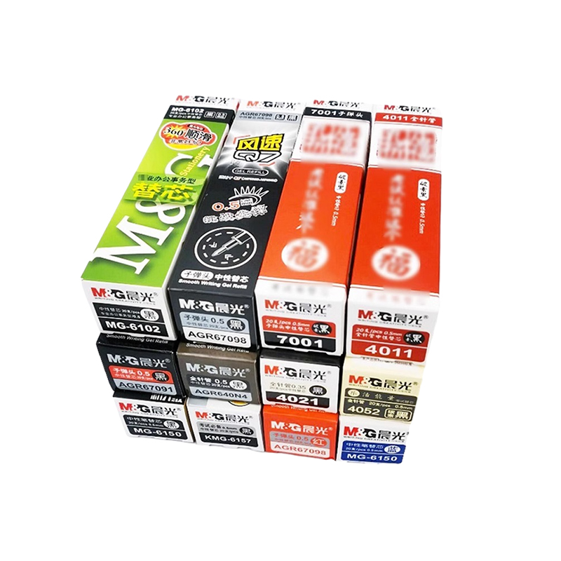 M&G Gel Pen Refill Full Needle Tube Bullet Free Pen