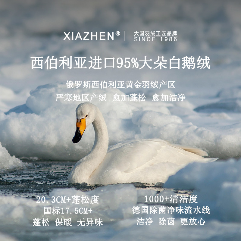 霞珍羽绒被95白鹅绒加厚冬被五星级酒店春秋被子保暖抗菌暖气被芯,淘宝优惠券,粉丝福利购,淘宝优惠卷