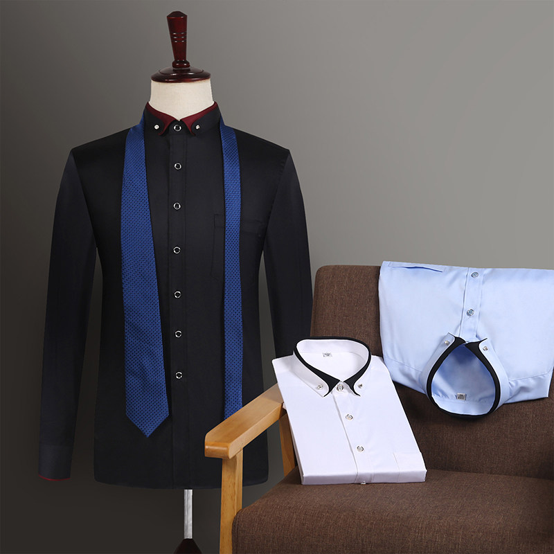 俞兆林男士弹力免烫职业上班衬衫 俞兆林上海衬衫