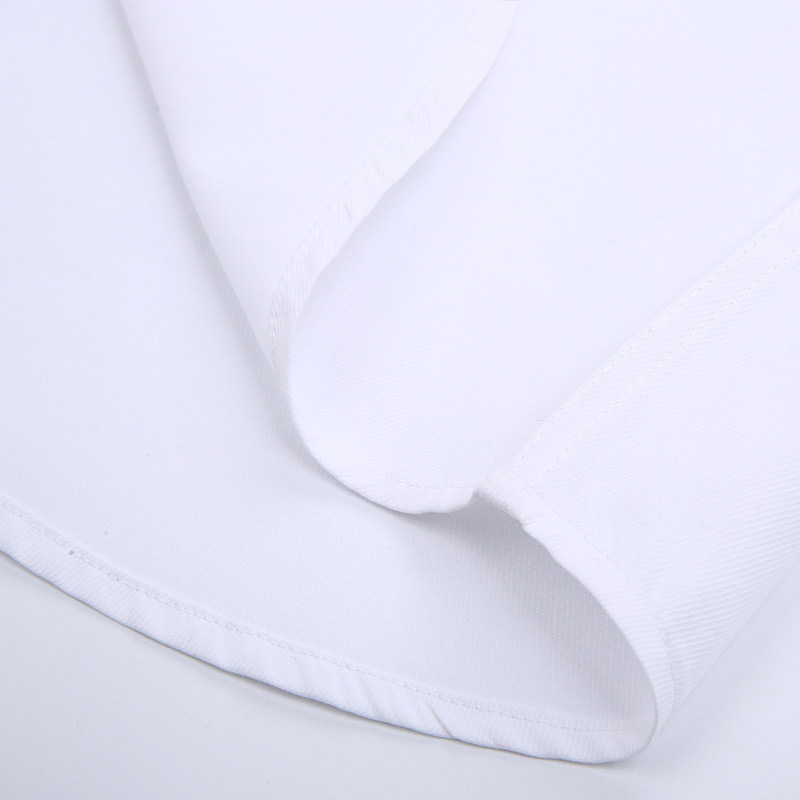 俞兆林夏季男士短袖纯白免烫衬衫 俞兆林上海衬衫