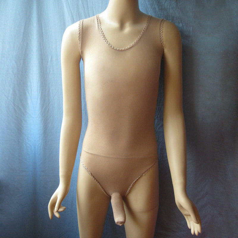 男士超薄透明丝袜背心性感游泳衣式高叉连体衣男大象带JJ套连身袜,淘宝优惠券,粉丝福利购,淘宝优惠卷