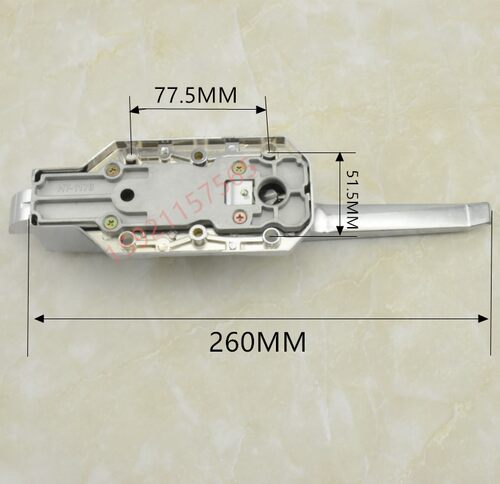 冷冻库半埋门安全把手1178烘箱锁冷库门锁烤箱门锁蒸饭箱门锁 - 图3