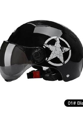 Electric Motorcycle Helmets Hlf Helmet Scooter Motor Crsh