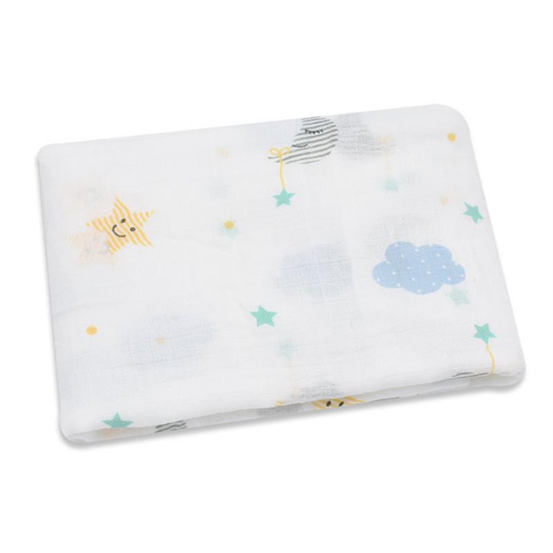 120X120CM Muslin Blanket Newborn Baby Cotton Swaddle Infant - 图3