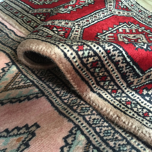 ANGOLINO北欧几何巴基斯坦进口简约民族手工羊毛窄条桌旗装饰桌面 - 图0